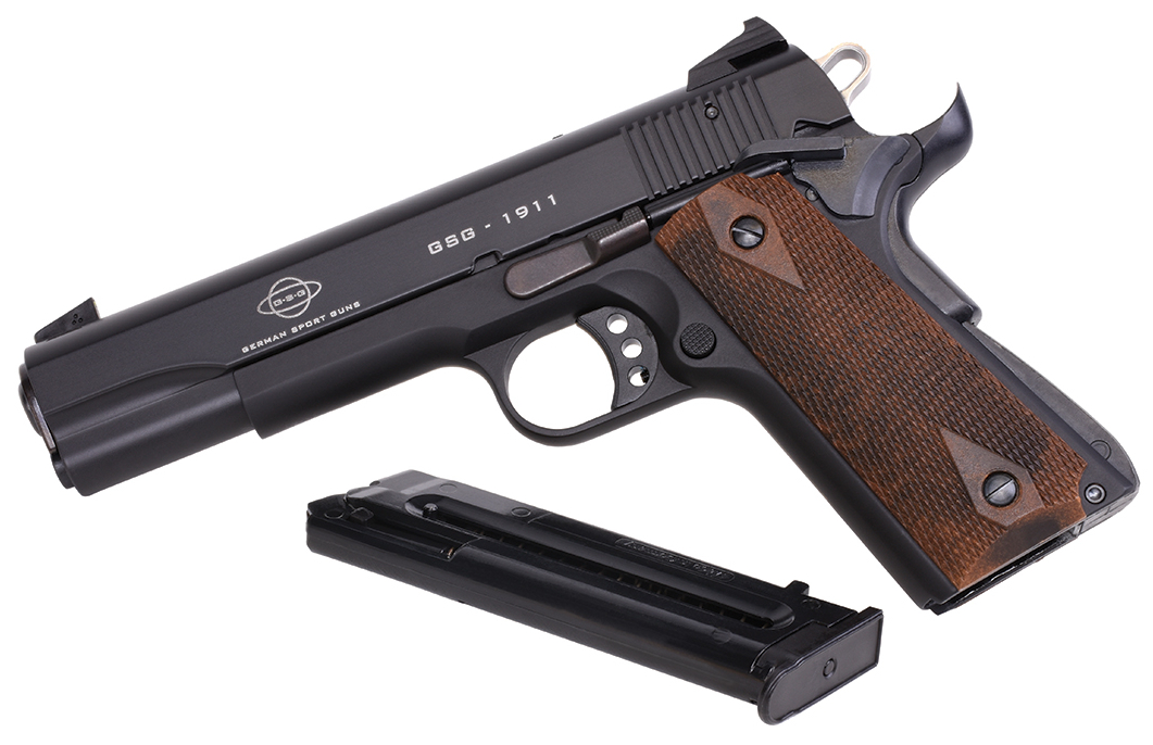 Pistolet GSG 1911 Noir plaquettes bois