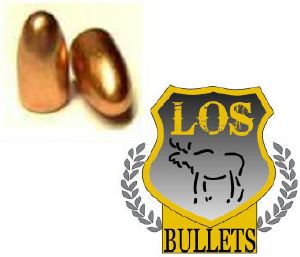 Balles LOS     9 mm -  145 gr RN 356 - COPPER PLATED