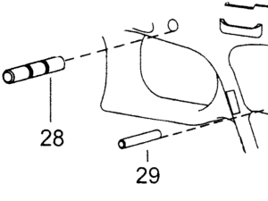 (29) Goupille du module éjecteur - Glock