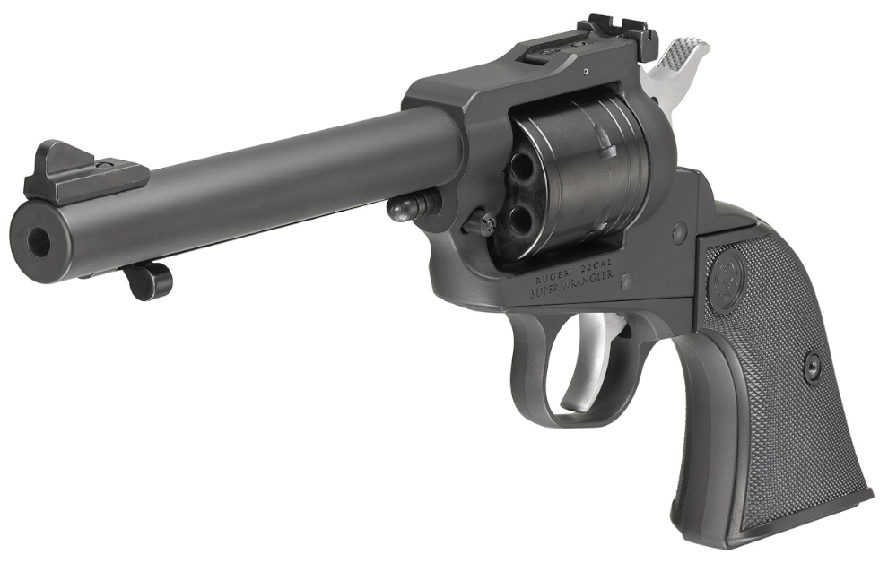 Revolver RUGER SUPER WRANGLER 22 LR Black Cerakote - Modèle 2032