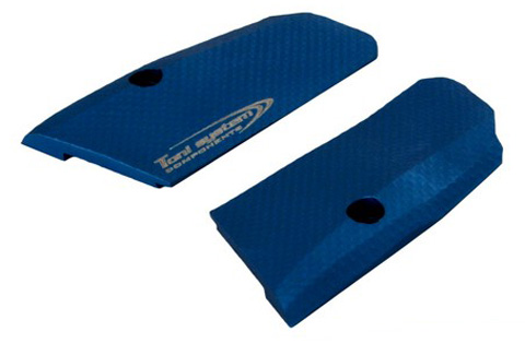 Plaquettes Alu TONI SYSTEM X3D GRIPS pour pistolets Tanfoglio (Petite Carcasse) Bleu - Cliquer pour agrandir Plaquettes Alu TONI SYSTEM X3D GRIPS pour pistolets Tanfoglio (Petite Carcasse) Bleu - Cliquer pour agrandir