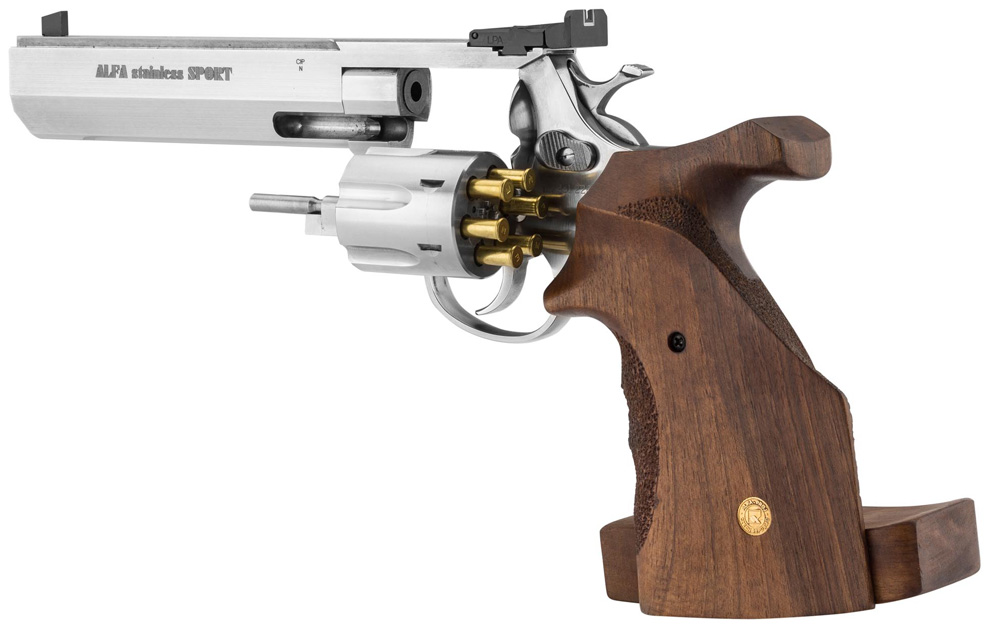 Revolver Alfa Proj SPORT 22 LR 6'' inox - Cliquer pour agrandir