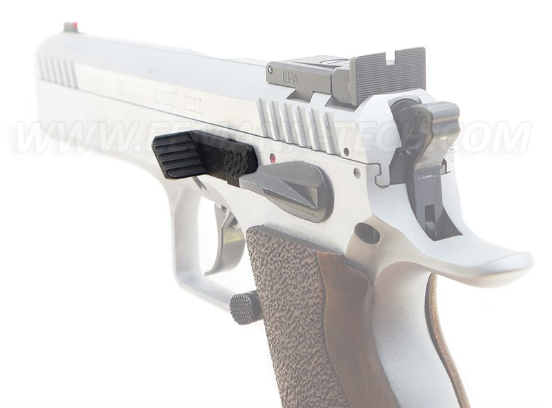 Arrêtoir de culasse EEMANN TECH pour pistolets Tanfoglio avec repose-pousse
