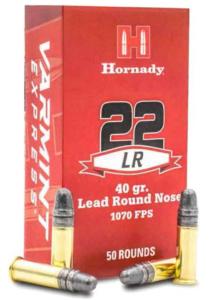       Munitions HORNADY 22 LR 40 gr