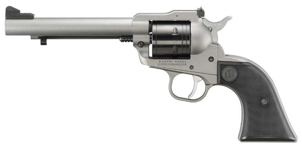 Revolver RUGER SUPER WRANGLER 22 LR Silver Cerakote - Modèle 2033
