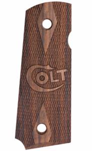  Plaquettes Bois quadrillées GRIPS4U pour pistolet COLT 1911
