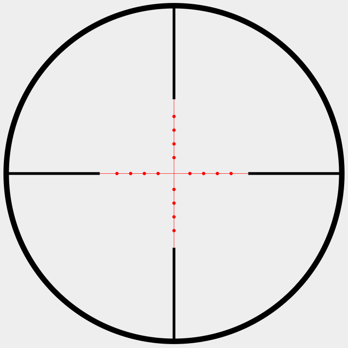 MILD DOT IR RÉTICULE