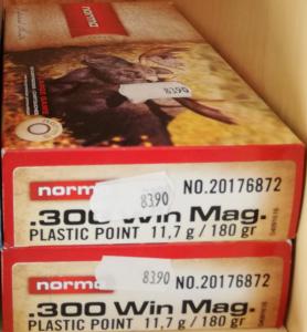 Boite de 20 Munitions carabines Norma Pointe Plastique - calibre au choix - PROMOTION