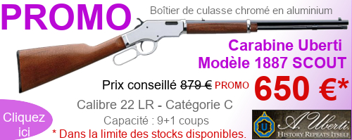 Carabine UBERTI 1887 SCOUT EN PROMOTION - Cliquez ici