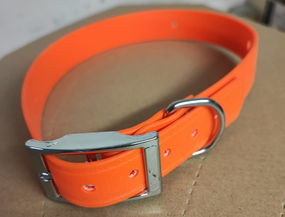 Collier pour chiens ASTRO - Orange mat