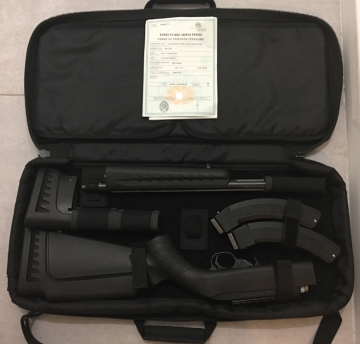 Carabine Ruger 10/22 Target Take Down (Arme occasion)