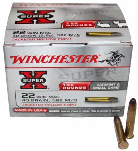 Munitions Winchester 22 Mag