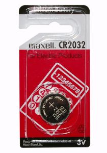 Pile CR-2032 lithium 3v Maxell