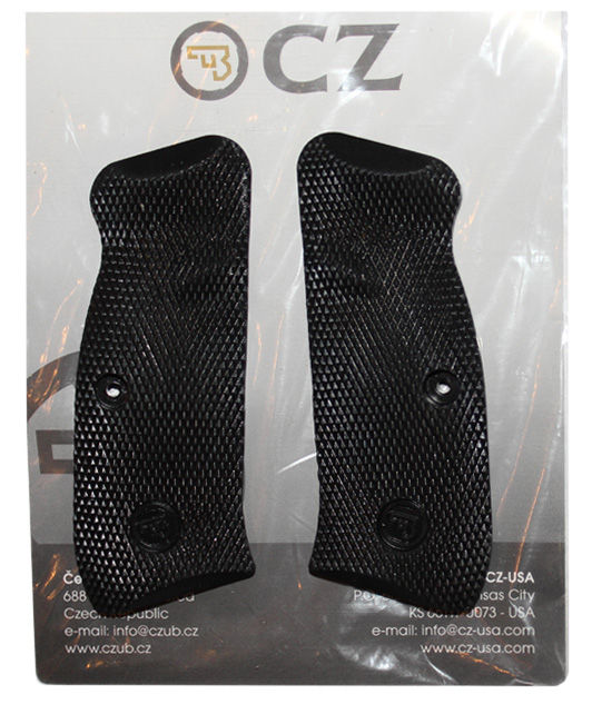 Plaquettes Caoutchouc pour pistolet CZ 75 - Cliquer pour agrandir