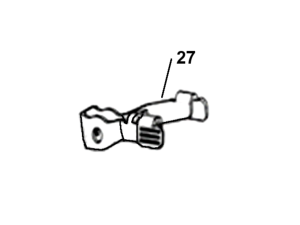 (27a) Arrêtoir de culasse rallongé ambi Gen5 - Glock