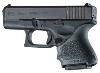 Poignée HOGUE HandAll Beavertail 18600 pour pistolet Glock 26, 27 - Noir