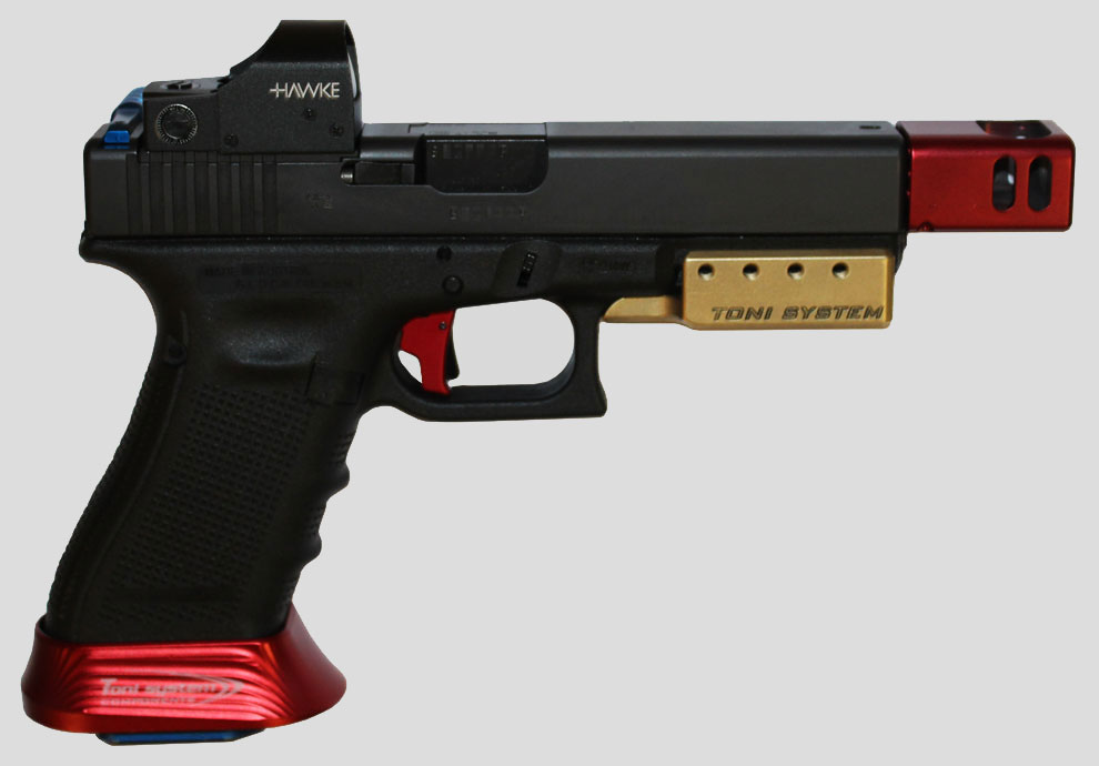 Pistolet GLOCK 17 Gen 4 MOS Fileté CUSTOM TLGS - Cliquer pour agrandir