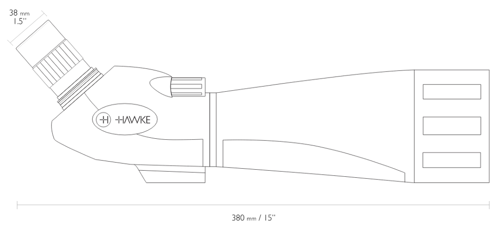 Lunette d'Observation HAWKE LONGUE VUE VANTAGE 24-72×70 - Cliquer pour agrandir