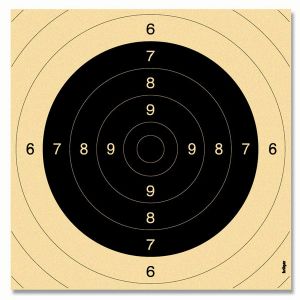 Cibles Pistolet 25-50 m Coeur de cible
