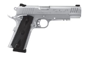 Pistolet Taurus PT 1911 en 5" Inox Matte avec rail Picatinny